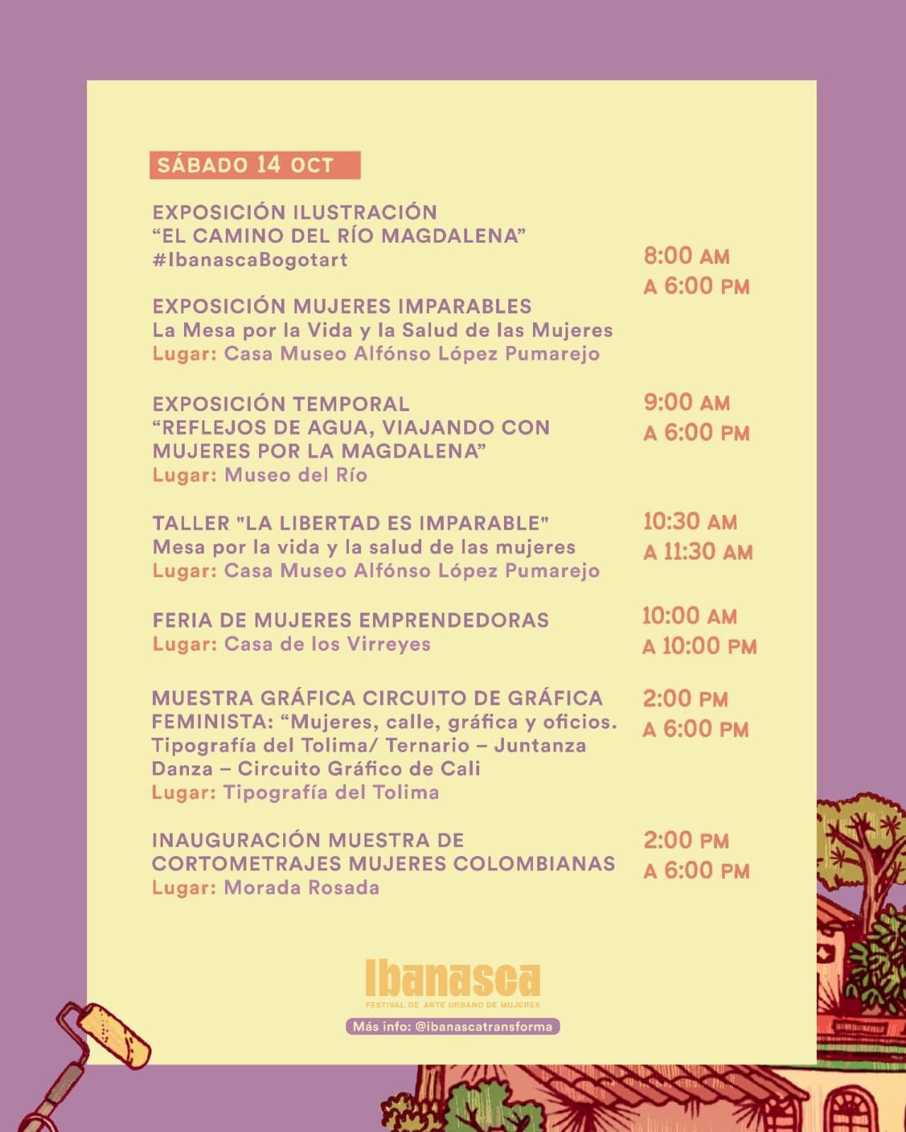 El Ibanasca Festival, es un evento gratuito, y cuenta con el apoyo de la Dirección de Cultura Departamental del Tolima.