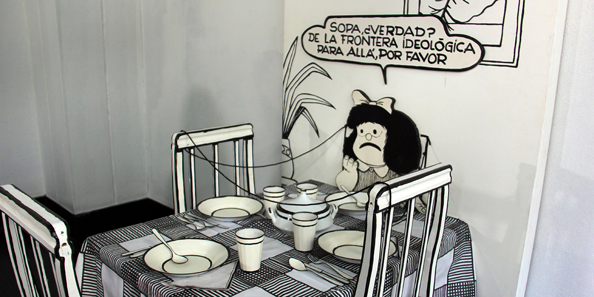 Las visitas de Mafalda por Colombia.