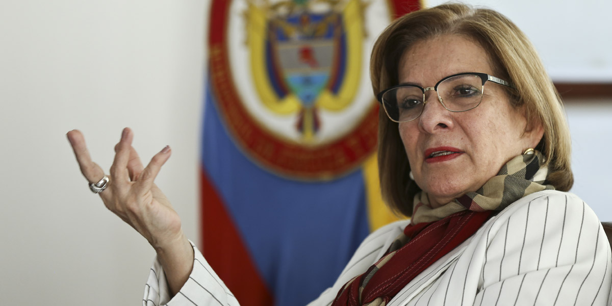 Margarita Cabello Blanco, ministra de Justicia.