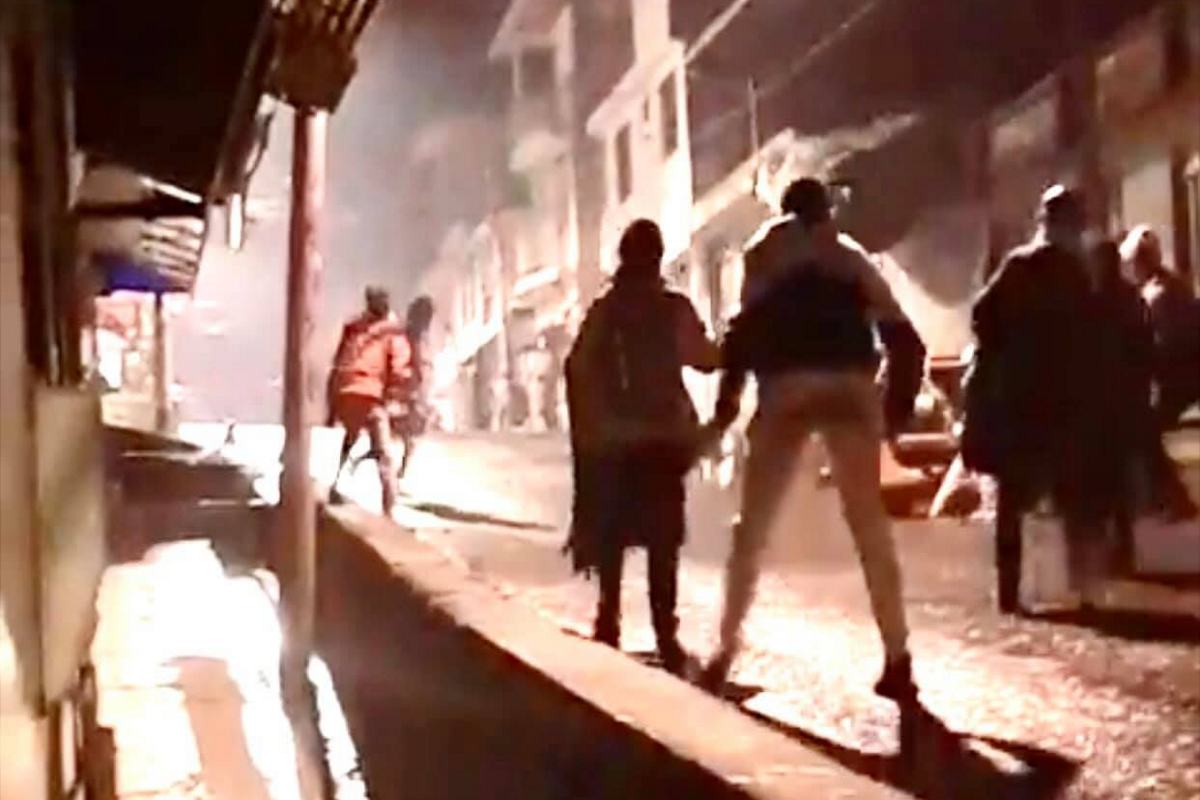 disturbios cajamarca