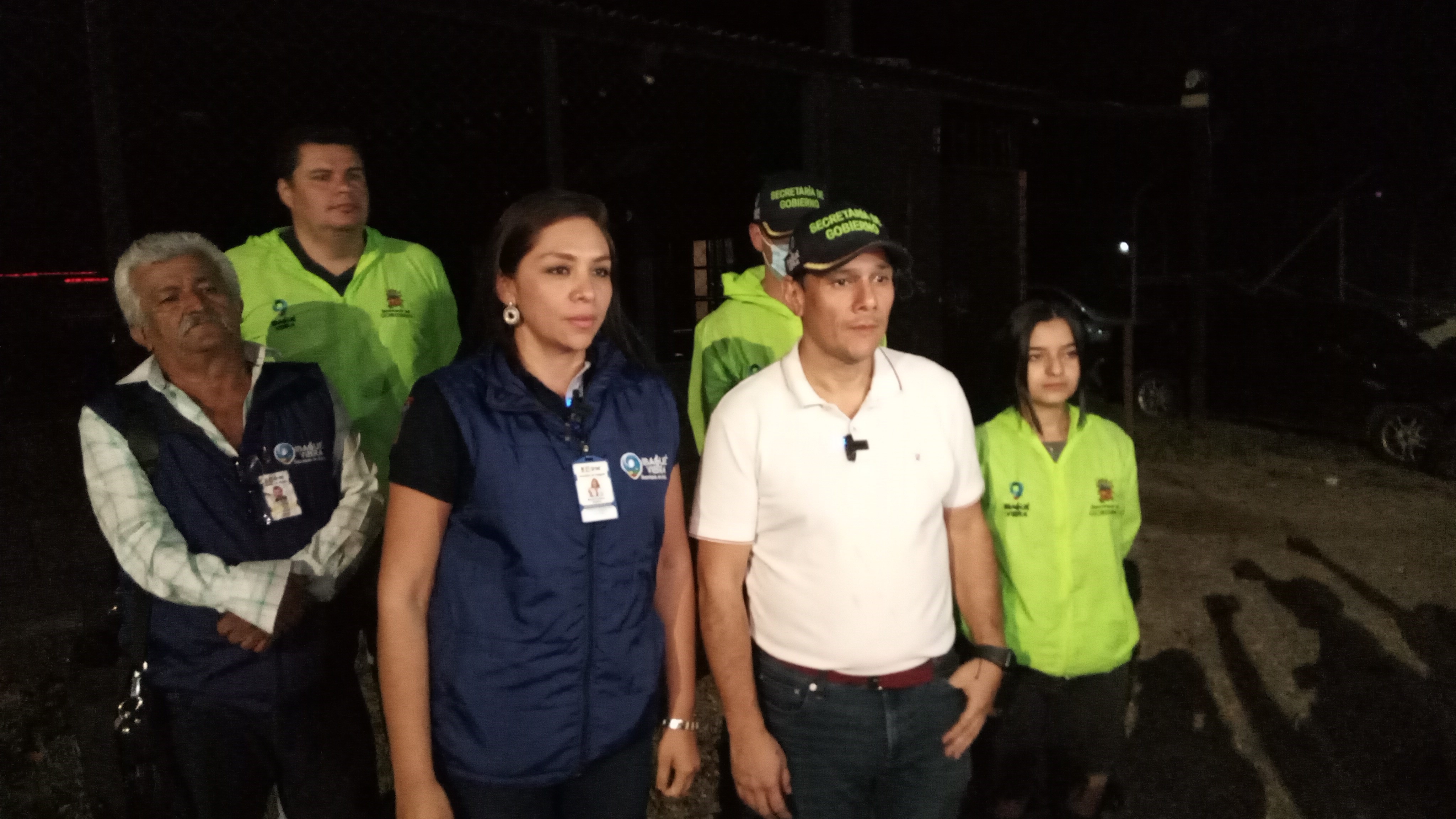 El operativo fue liderado por la secretaria de Salud, Martha Liliana Ospina Gutiérrez y por el secretario de Gobierno, Milton Restrepo Ruiz. 