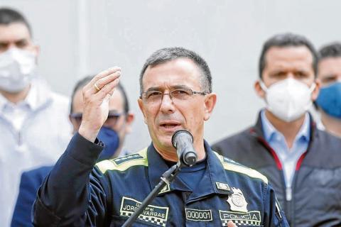 General Jorge Luis Vargas, director de la Policía Nacional.