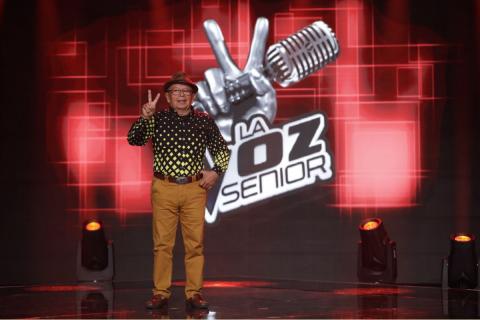 Jaime Zamora, en su paso por el programa La Voz Senior de Caracol televisión. 