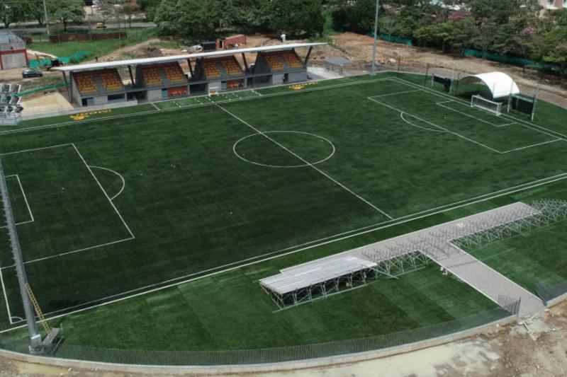 El estadio alterno de fútbol del Parque Deportivo.