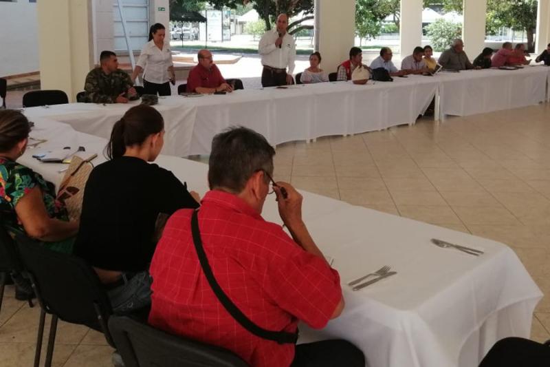En la entrega de los resultados del análisis de enero estuvieron presentes concejales, autoridades militares, comisarías de Familia, representantes de la Alcaldía, entre otros. 