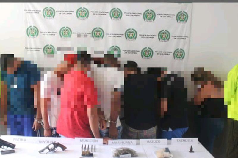 Según el reporte entregado por las autoridades, los capturados, en su mayoría, son personas oriundas del Espinal.   