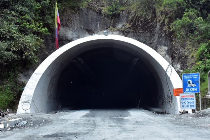 El Túnel de La Línea es la obra principal del proyecto Cruce de la cordillera Central.