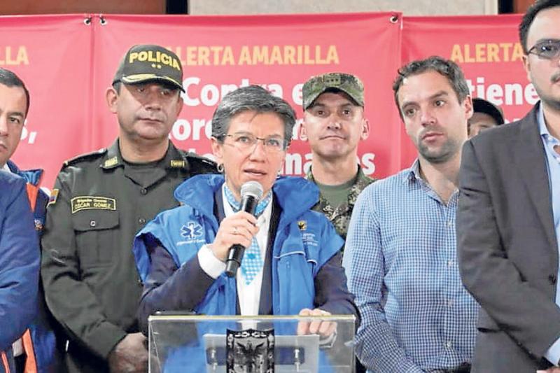 La alcaldesa de la capital del país lideró la jornada de solidaridad de ayer en Bogotá. Las donaciones superaron los $6.617 millones.