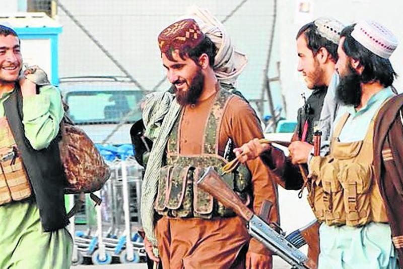 Militantes talibanes.