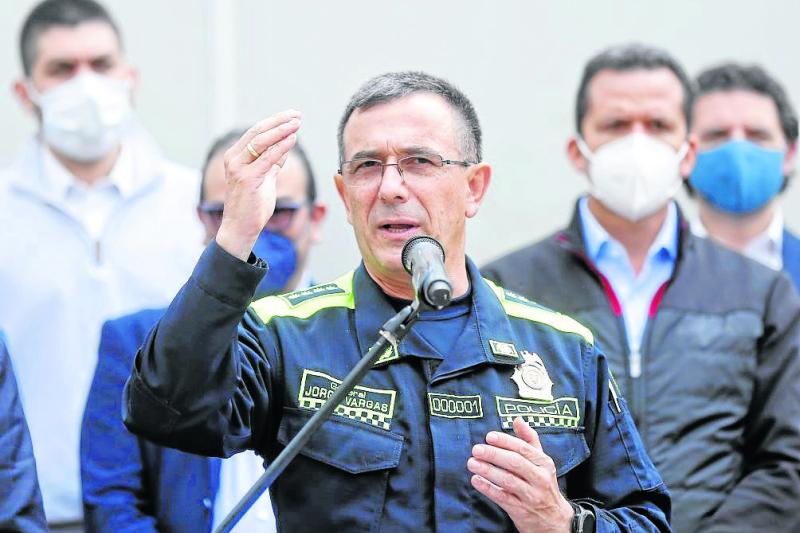 El director de la Policía colombiana, general Jorge Luis Vargas.