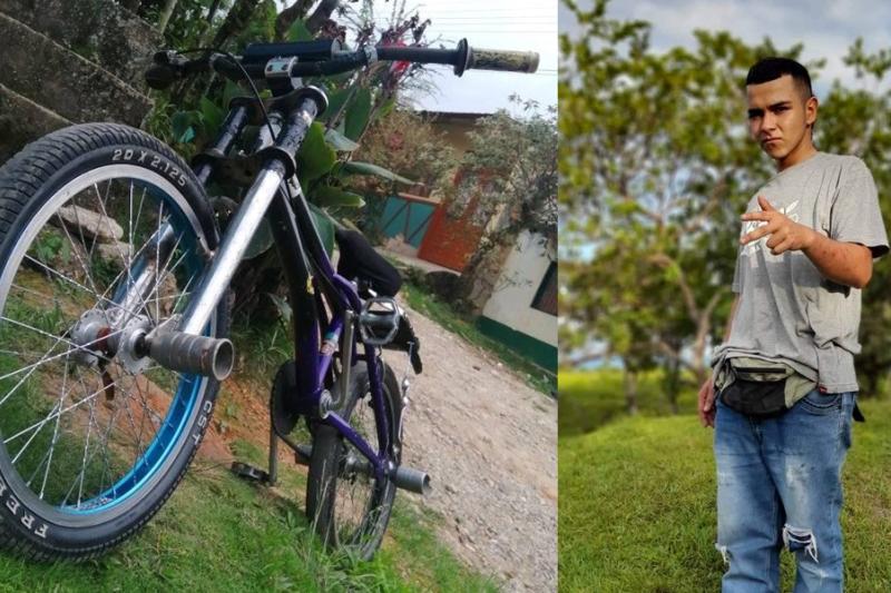 Jorge Peña murió al perder el control de su bicicleta en una vía de Chaparral.