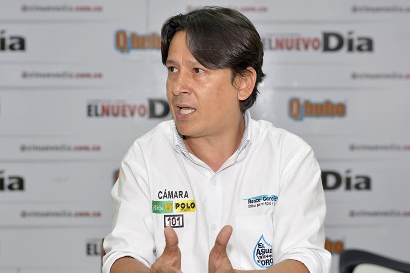 Renzo García, diputado de Alianza Verde.