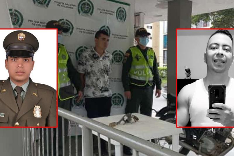 Steven Duván Hernández Totena fue detenido junto con su hermano, le incautaron un revólver y una motocicleta. 