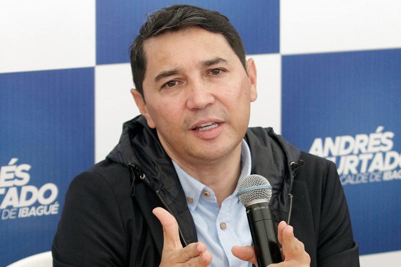 El alcalde Andrés Hurtado