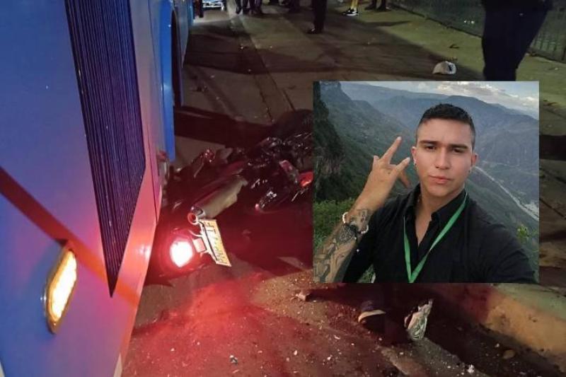 Joven cantante no respetó el pare y un bus lo arrolló en su moto: trágica muerte de ‘El Judío’