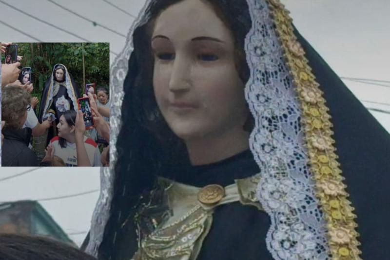 La Virgen tolimense que lloró en Semana Santa y se volvió tendencia ahora todos le rezan