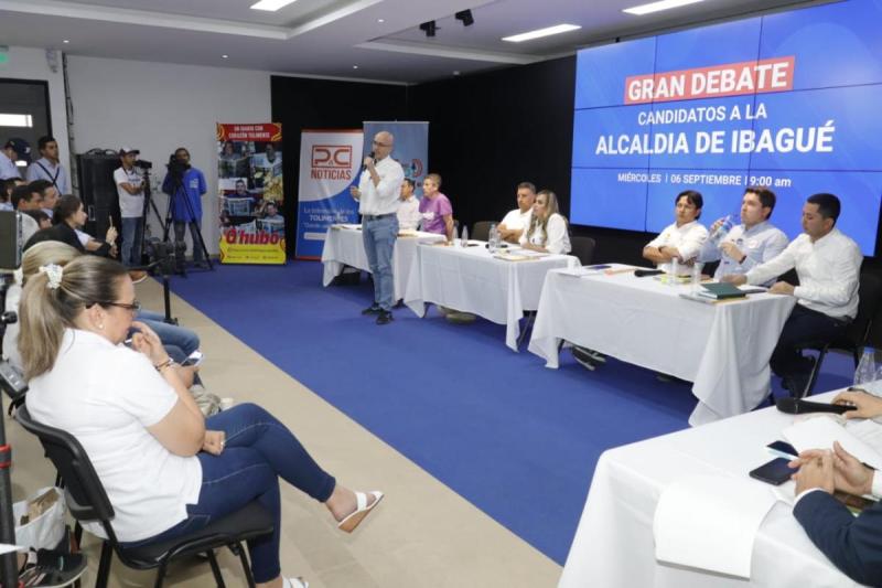 Las ‘pullas’ y propuestas que más sonaron en el debate de candidatos a la Alcaldía de Ibagué