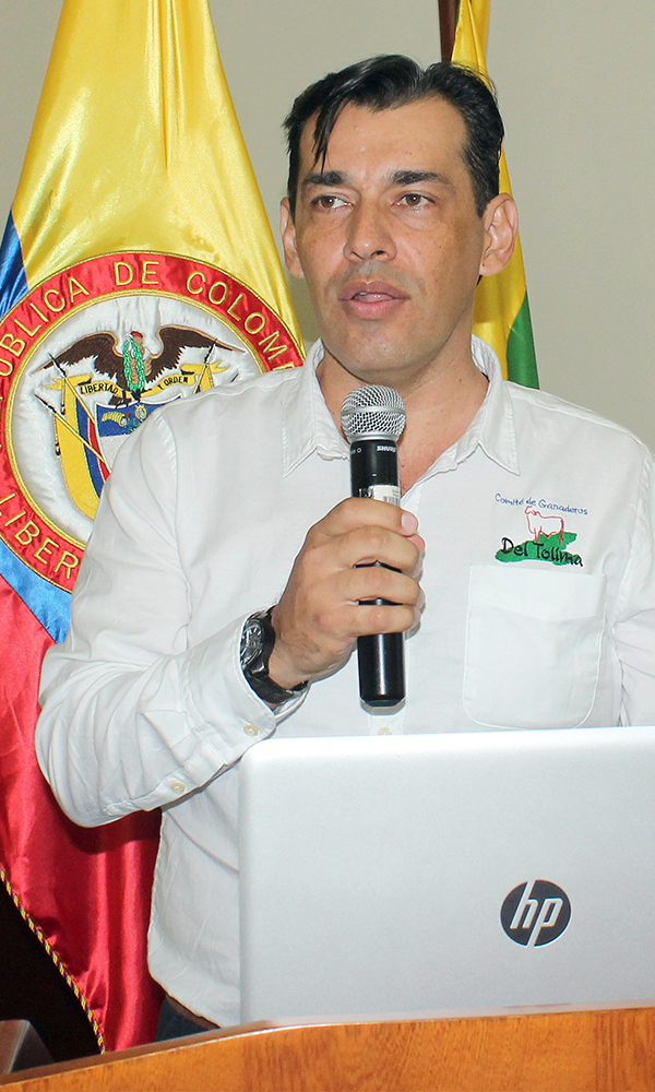 Carlos Gustavo Silva, gerente del Comité de Ganaderos del Tolima.