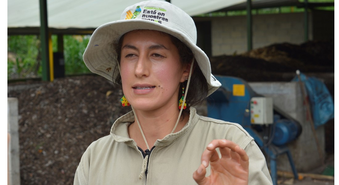 Liseth Eliana Hernández Suárez, coordinadora del programa ‘Cajamarca Recicla al 100 %’.