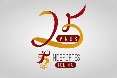 Logo de InDeportes y sus 25 años