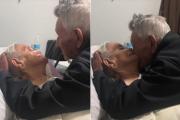 “Allá nos vemos”: desgarradora despedida de abuelito a su esposa, quien estaba muriendo