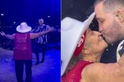 El tremendo beso que le dio Jessi Uribe a una fanática en plena tarima: era una abuelita
