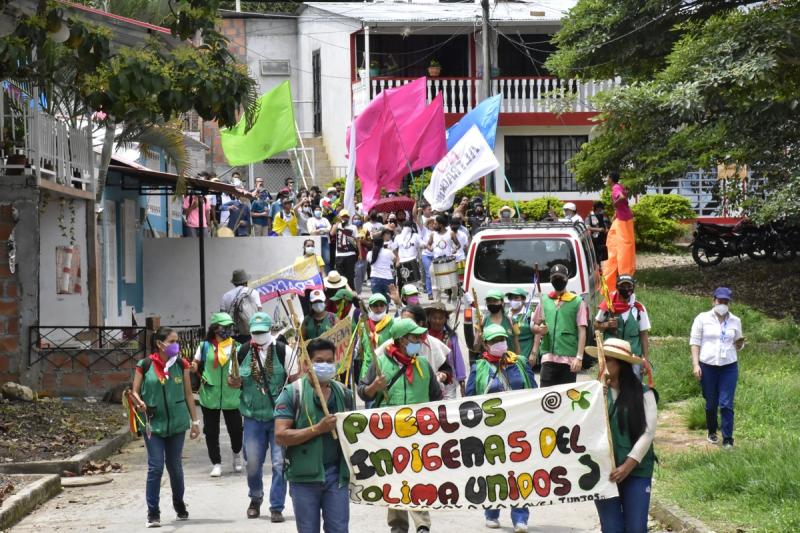 Organizaciones indígenas en el municipio de Falan  
