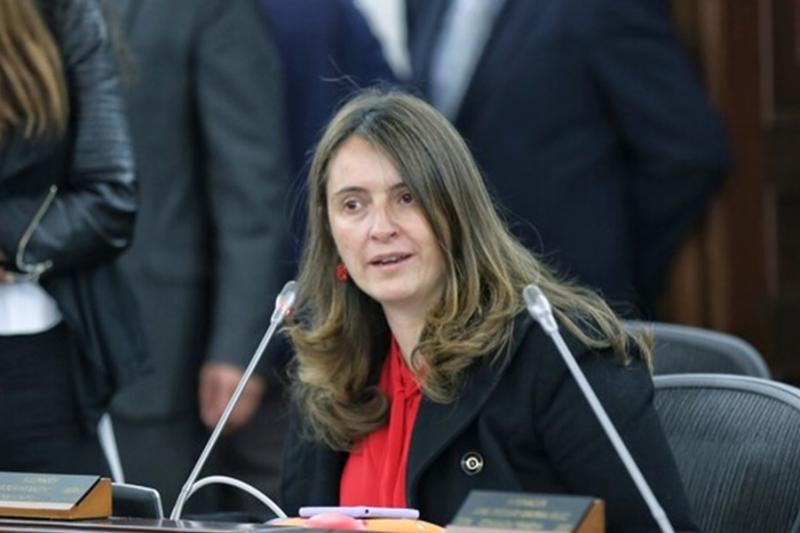 Paloma Valencia, senadora del Centro Democrático. 