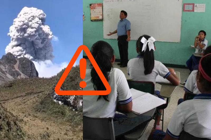 Cancelan clases en varios colegios del Tolima por erupción probable del Volcán del Ruiz