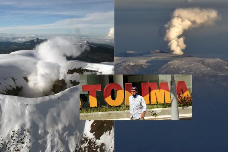 Declaran alerta roja en hospitales del Tolima por el Volcán del Ruiz