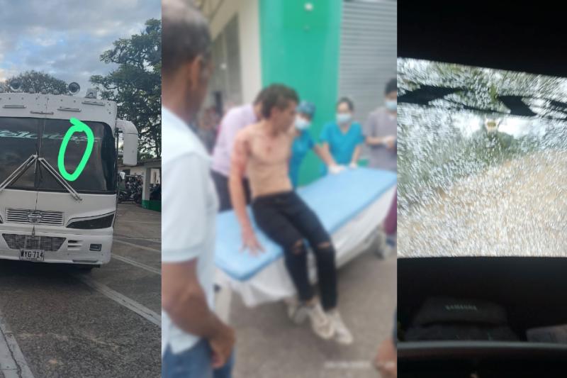 ¡Terror en el Tolima! Le están pidiendo la “vacuna” a conductores de buses: uno fue herido