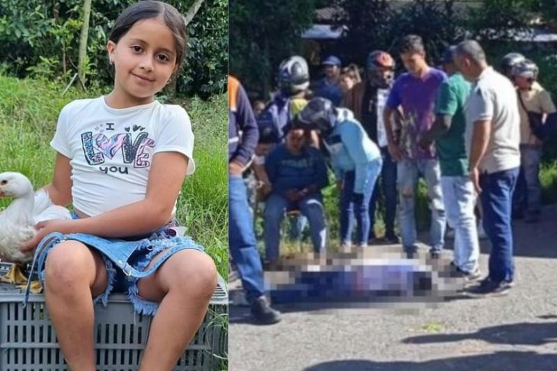 ¡Terrible final de Yerly! La niña de 10 años murió en choque contra carro mientras iba en moto