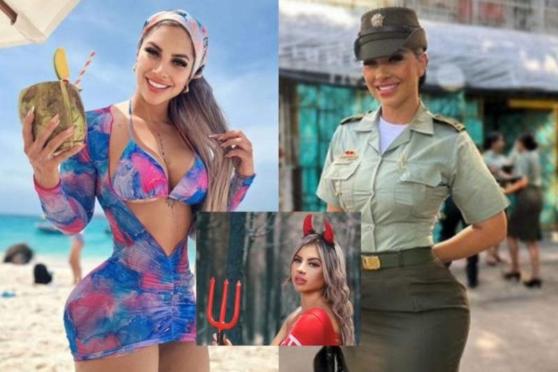 La policía más sexy de Colombia tentó a más de uno con su disfraz de diablita: así lo lució