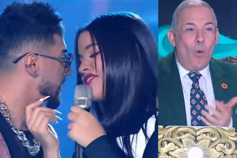 “Chuparon trompa”: Yo Me Llamo Rosalía dejó a todos ‘tiesos’ con apasionado beso en su show